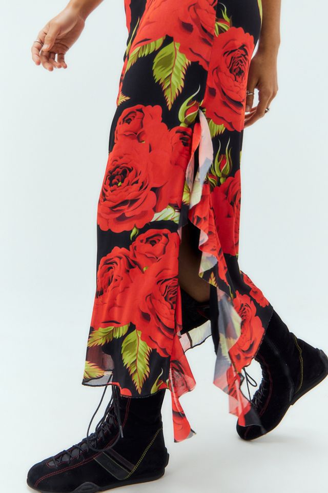 NEW girl ORDER UO Exclusive Fran Floral Midi Dress #2