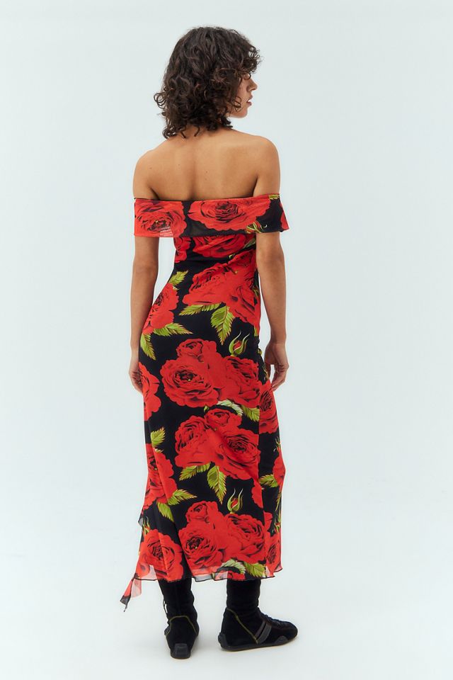 NEW girl ORDER UO Exclusive Fran Floral Midi Dress #3