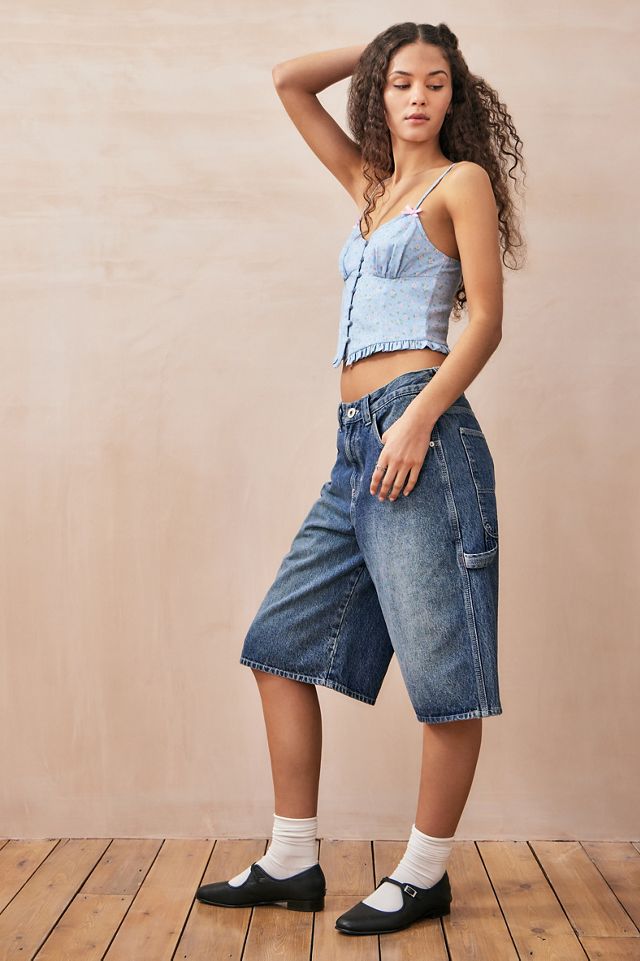 NEW girl ORDER UO Exklusives Nellie Blumen Top #1