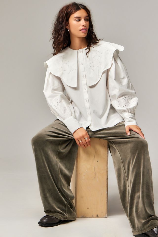 Damson Madder Romeo Collared Blouse #1