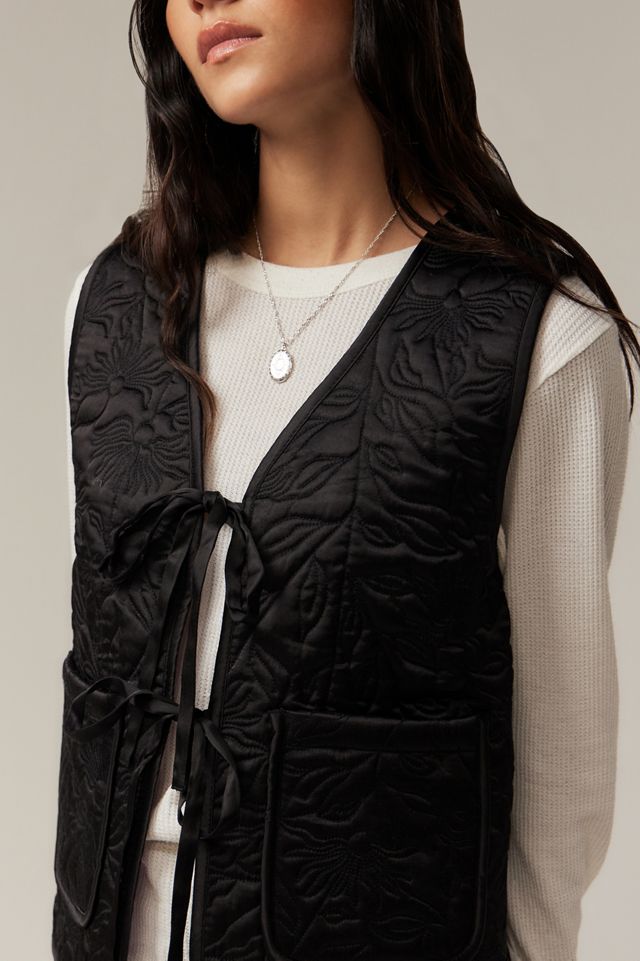 Damson Madder Arte Tie Gilet #1