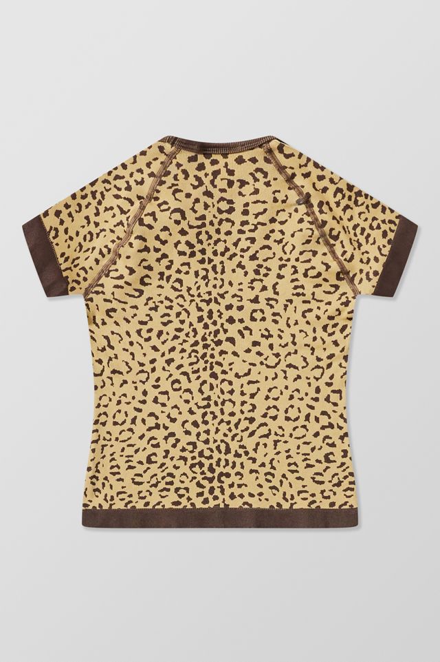 Basic Pleasure Mode UO Exclusive Leopard Print Kandi T-Shirt #7