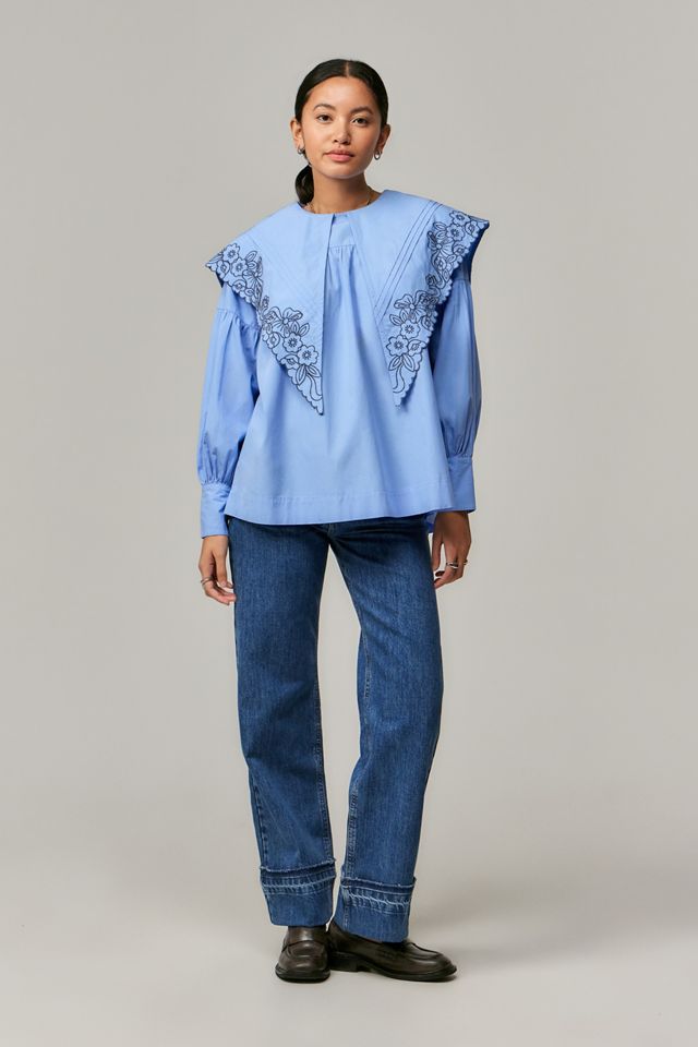 Damson Madder Blue Candy Blouse #2