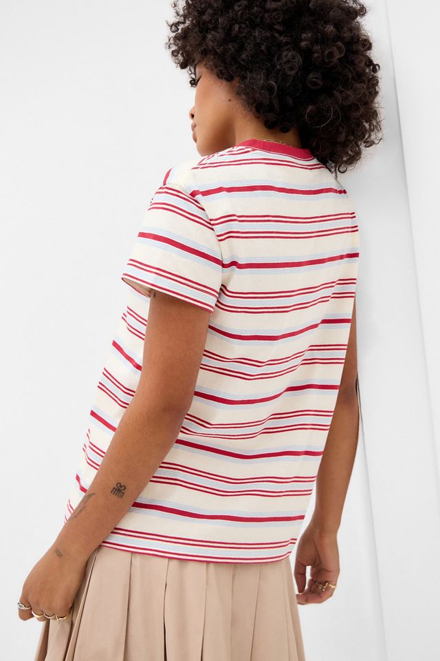 Damson Madder Ariel Stripe T-Shirt #2