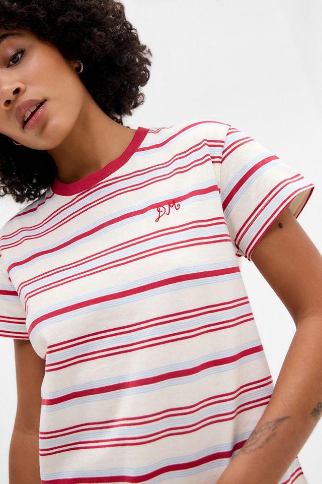 Damson Madder Ariel Stripe T-Shirt #3