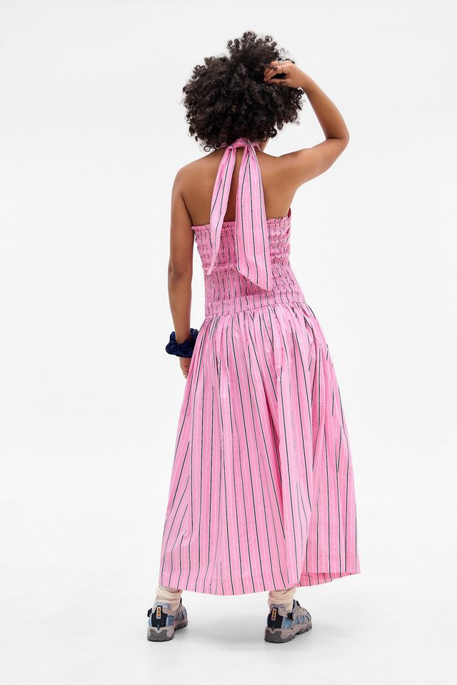 Damson Madder Mia Stripe Midi Dress #2