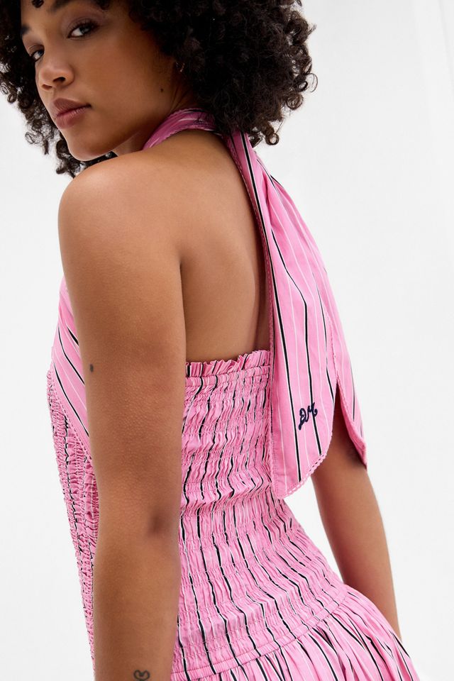 Damson Madder Mia Stripe Midi Dress #3
