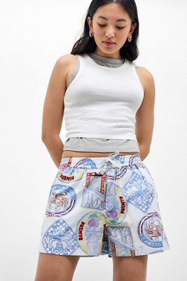 Damson Madder Pull On Holiday Print Shorts