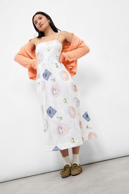 Damson Madder Vestito Grembiule Peaches