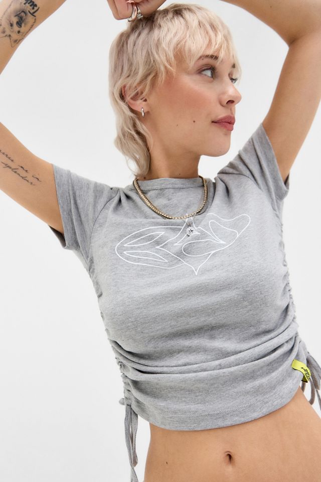 Basic Pleasure Mode x Elsie Ruched T-Shirt #1