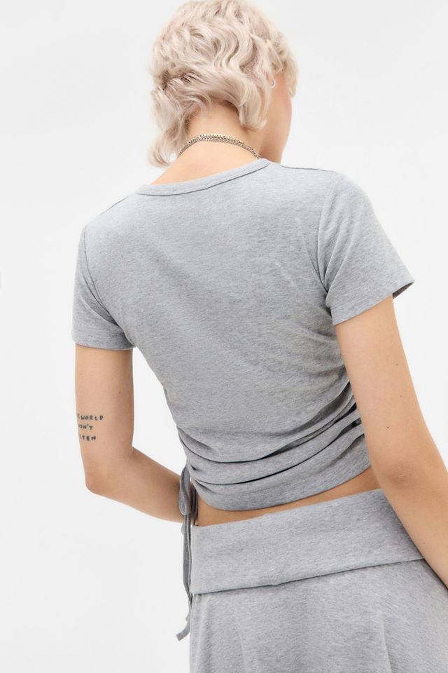 Basic Pleasure Mode x Elsie Ruched T-Shirt #4