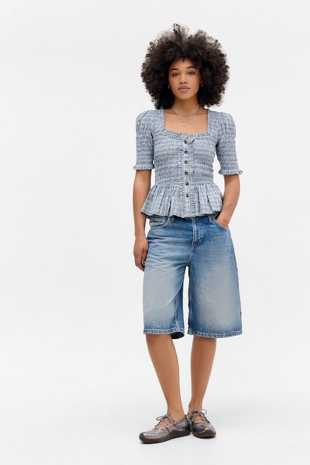Damson Madder Mansi Shirred Blouse #2