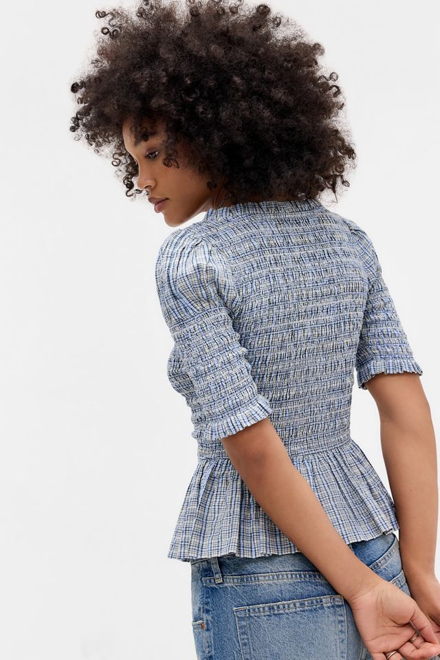 Damson Madder Mansi Shirred Blouse #3