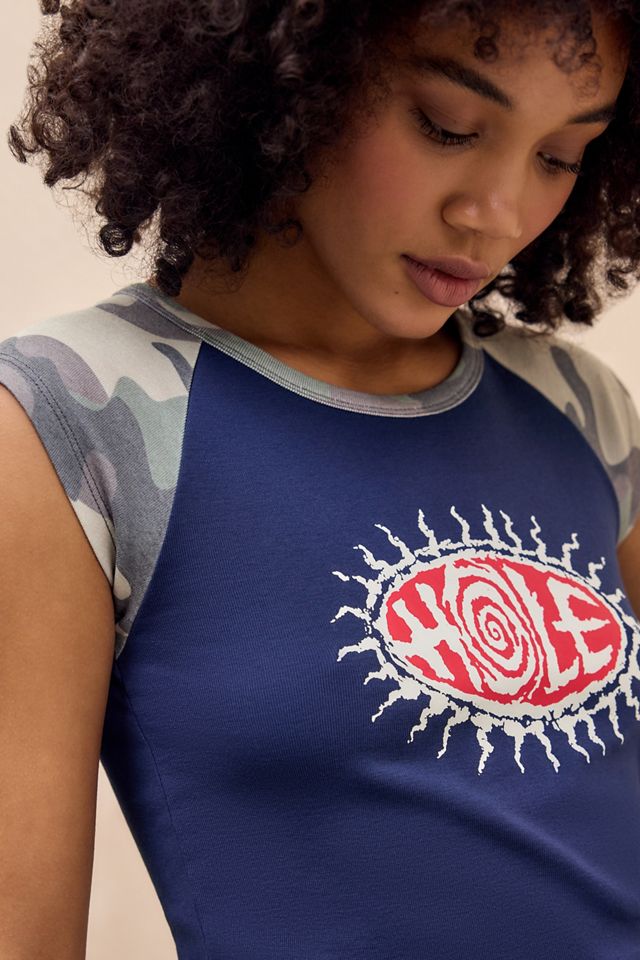 Basic Pleasure Mode Navy Hole Baby T-Shirt #2