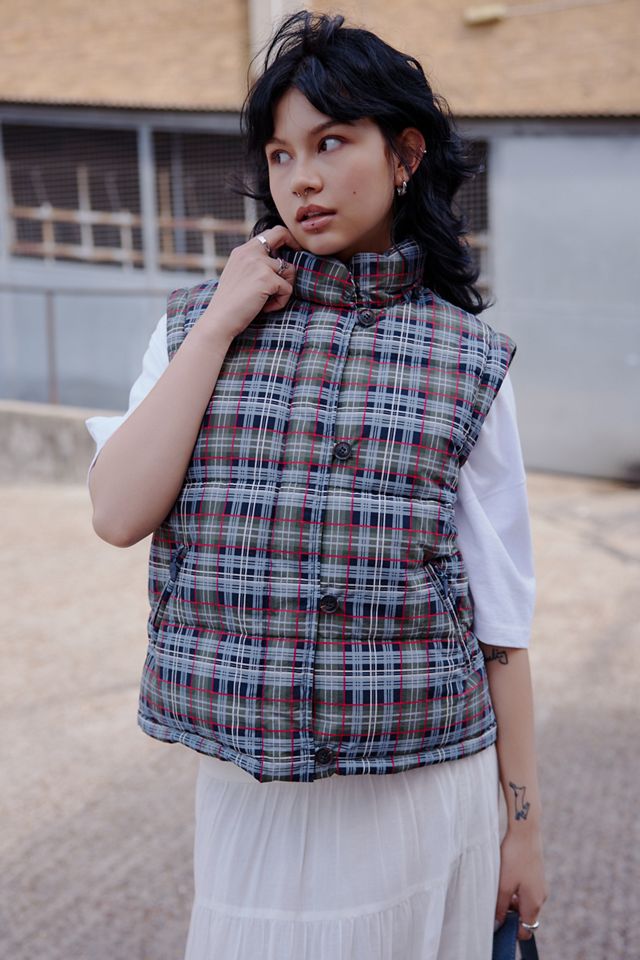 Damson Madder Perlen Multi-Karo Steppjacke #4