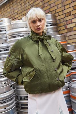 Giacca Bomber Joanie Olive Damson Madder
