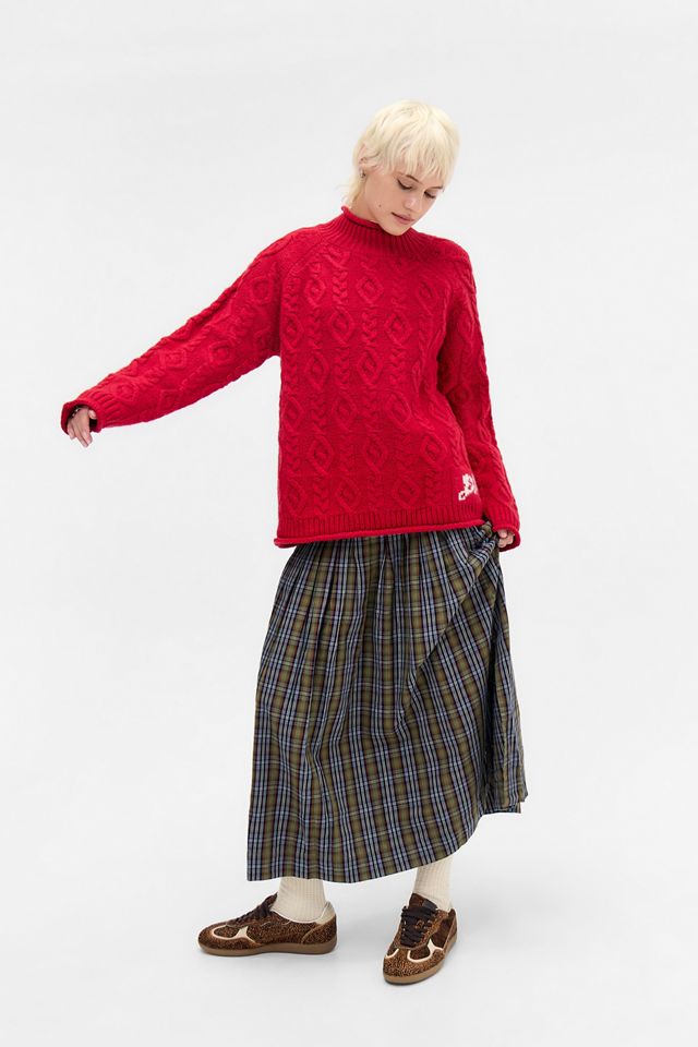Damson Madder Ffion Cable Stitch Jumper #1