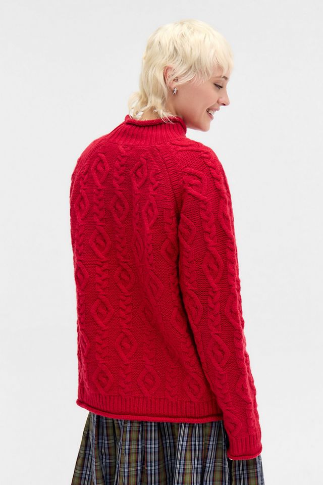 Damson Madder Ffion Cable Stitch Jumper #3