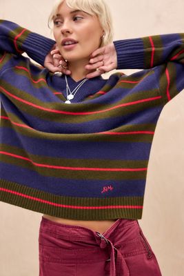 Damson Madder Odette Multi Streifen Pullover