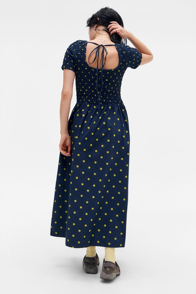 Damson Madder Malinda Super Smocked Midi Dress #3