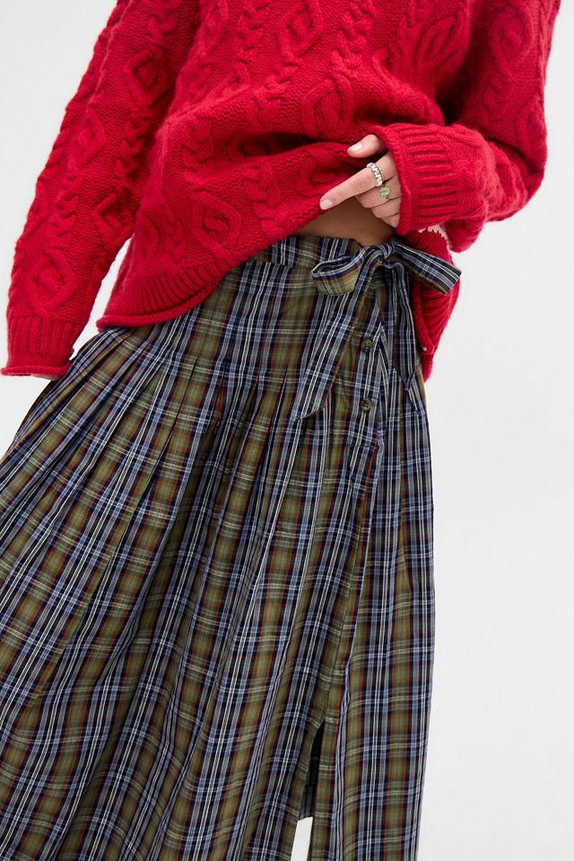 Damson Madder Josie Check Midi Skirt #2