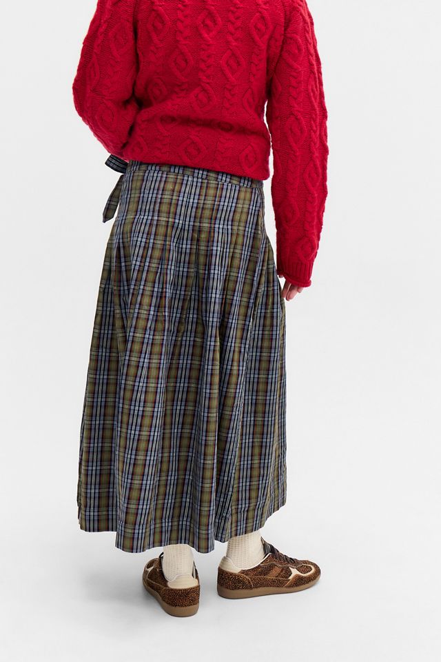 Damson Madder Josie Check Midi Skirt #3