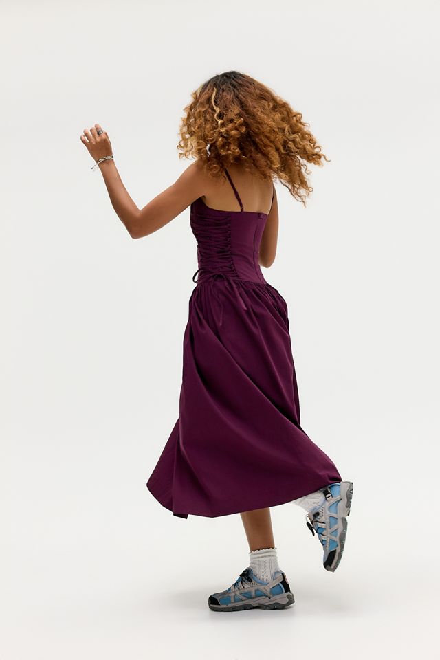 Vestido midi Angelina Damson Madder #3