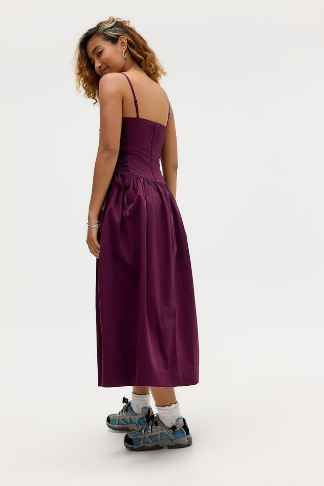 Vestido midi Angelina Damson Madder #4