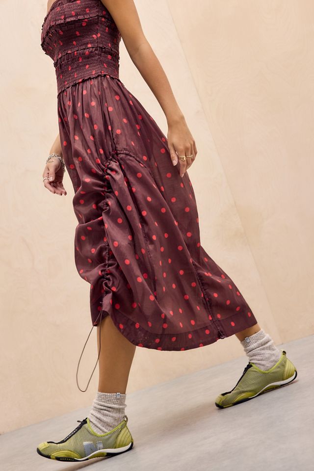 Damson Madder Cynthia Spot Sheer Midi Dress #3
