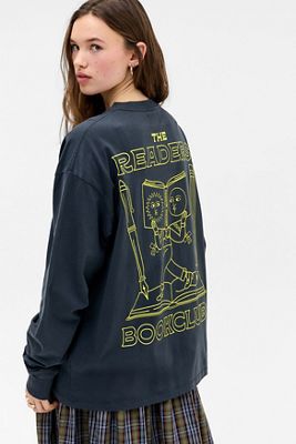 Damson Madder Der Leser Buchclub Langarm-T-Shirt