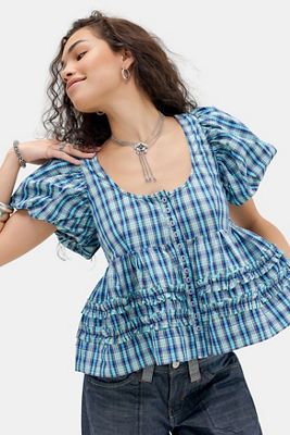 Blouse Bleue Summer Joy Damson Madder