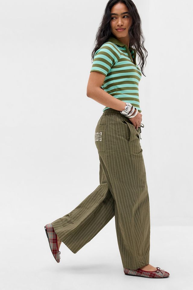 Pantaloni Felix in Twill Oliva Damson Madder #1
