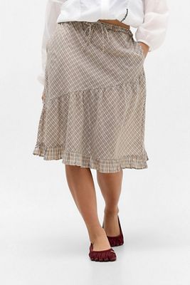 Damson Madder Sigourney Spiral Midi Skirt