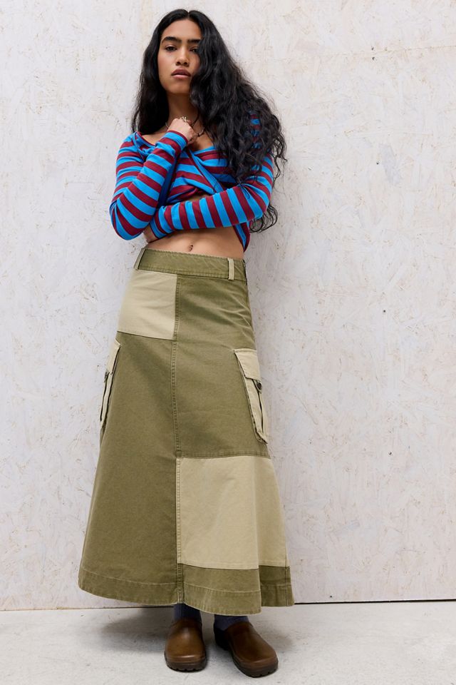 Jupe midi Olive Marcelle Barn Damson Madder #1