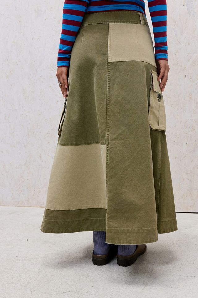Jupe midi Olive Marcelle Barn Damson Madder #3