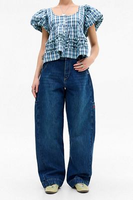 Damson Madder Blue Nina Barrel Jeans