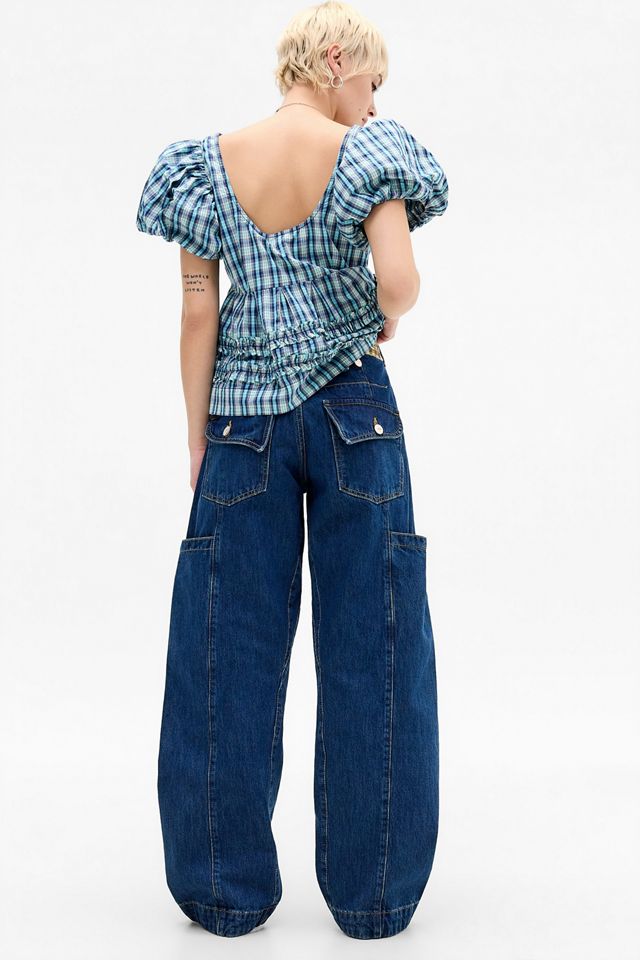 Damson Madder Jeans Nina Barrel Blu #3