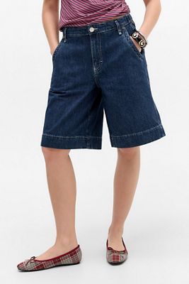 Damson Madder Shorts in Denim Indigo Annie