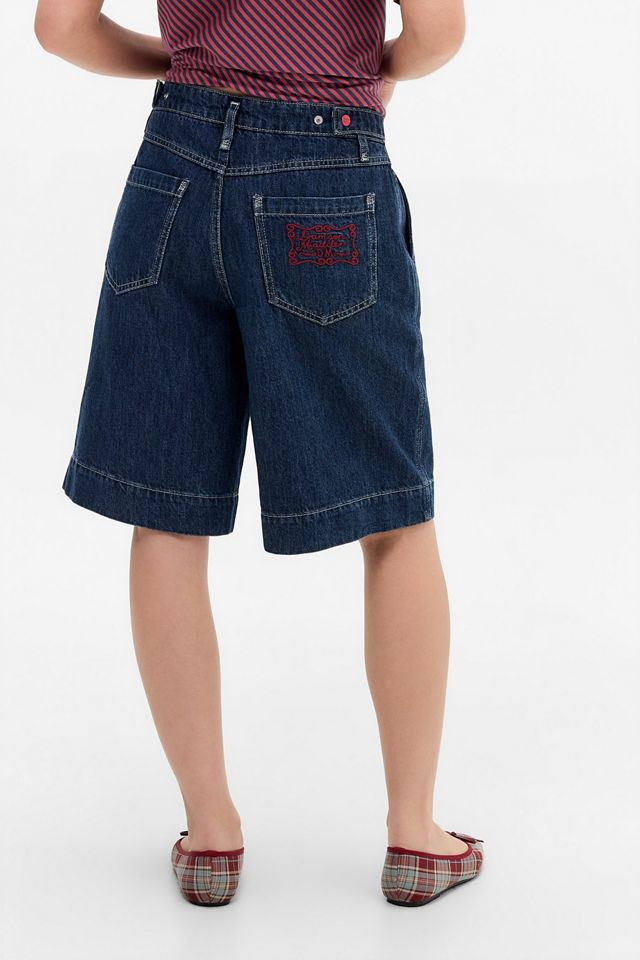 Damson Madder Shorts in Denim Indigo Annie #3