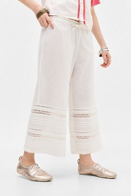 Damson Madder Elodie Broderie Trousers