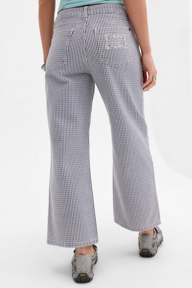 Damson Madder Jeans Capri Anya a Micro Quadri #3