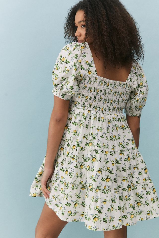 Faithfull The Brand Eldora Floral Print Mini Dress #1