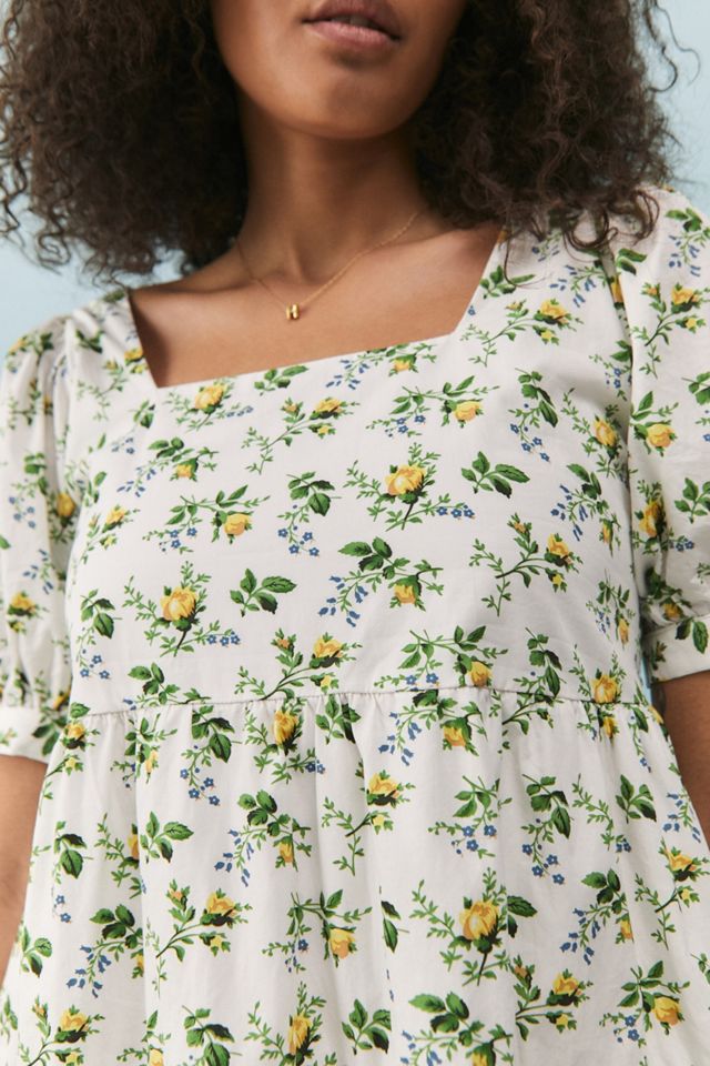 Faithfull The Brand Eldora Floral Print Mini Dress #3