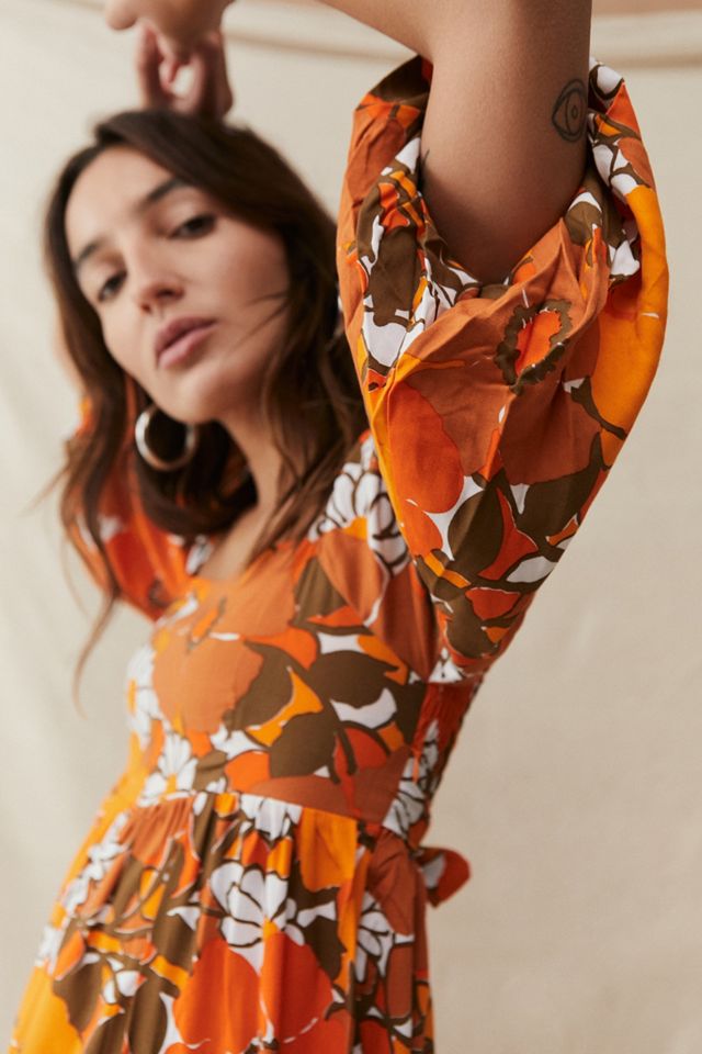knee length dresses for ladies Carinna Midi Dress Cierra Floral