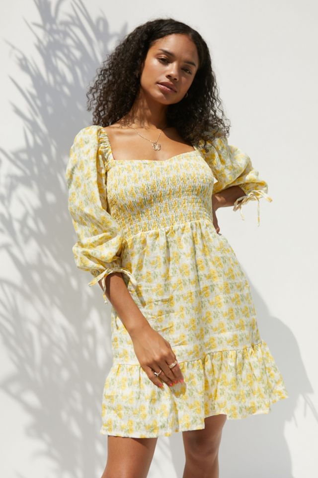 Faithfull the hotsell brand yellow dress