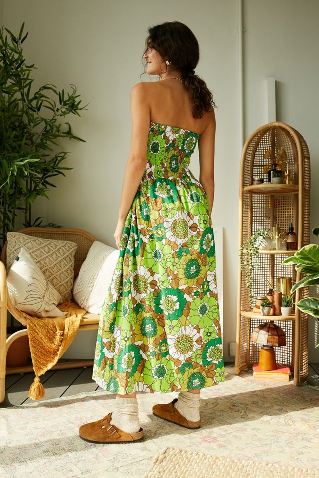 faithfull the brand madella midi dress Elegance if effortless in the Madella Midi Dress in Martine Floral Orange  by Faithfull The Brand. Nedlands | Toorak | Manly