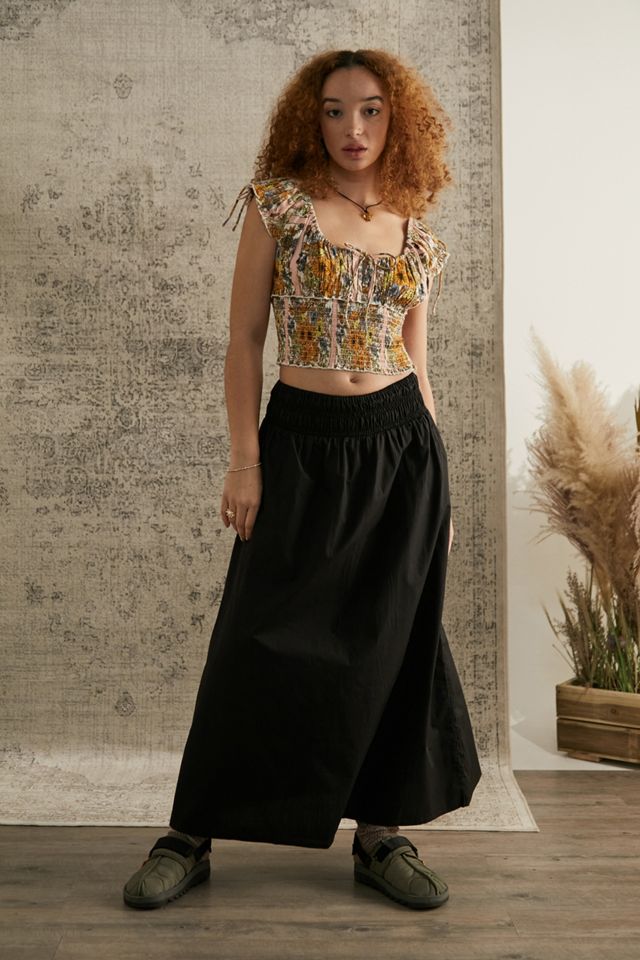 Faithfull The Brand Kiera Woven Maxi Skirt