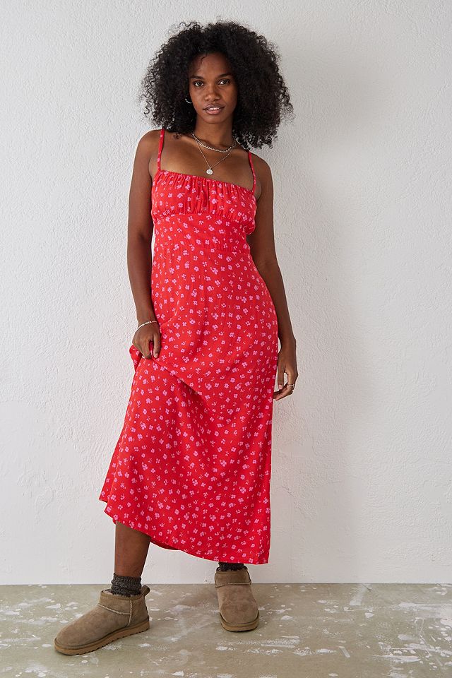 Carioca Midi Dress Sunset Floral Print Faithfull The Brand | lupon.gov.ph