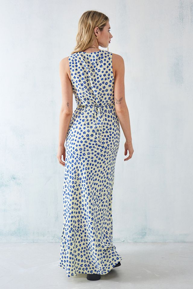 Robe Longue Acacia Florale Bleue Faithfull The Brand #3