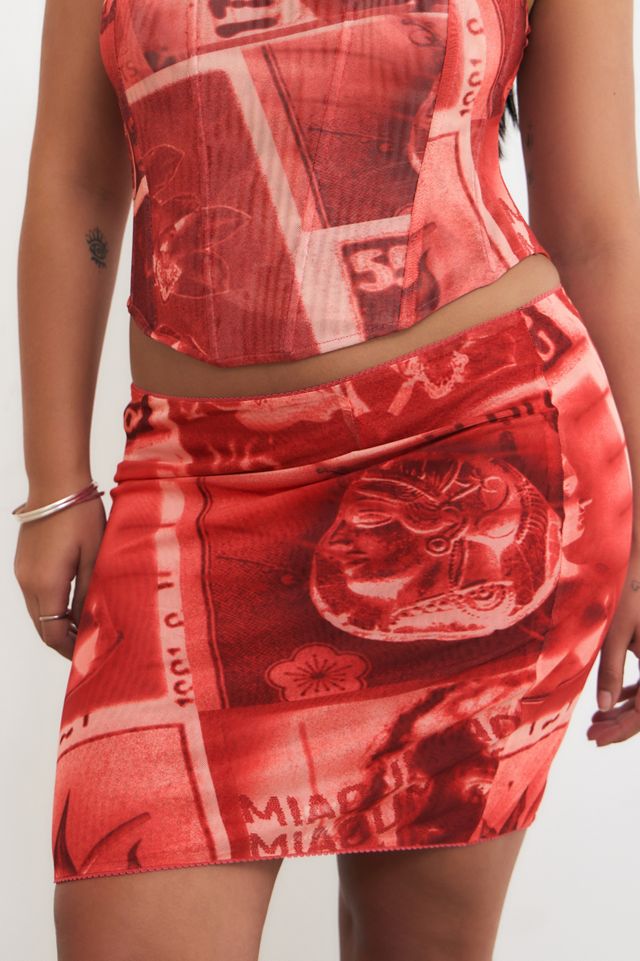 Miaou UO Exclusive Stamp Mini Skirt #1